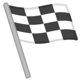 Chequered Flag on Google Noto Color Emoji Android 8.1
