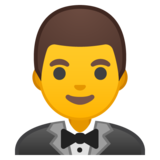Person in Tuxedo on Google Noto Color Emoji Android 8.1