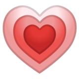 Growing Heart on Google Noto Color Emoji Android 9.0
