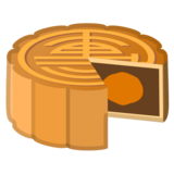 Moon Cake on Google Noto Color Emoji Android 10.0