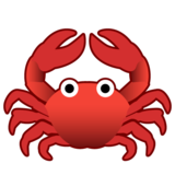 Crab on Google Noto Color Emoji Android 10.0 March 2020 Feature Drop