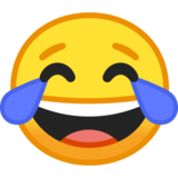 Face with Tears of Joy on Google Noto Color Emoji Android 10.0 March 2020 Feature Drop