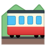 Mountain Railway on Google Noto Color Emoji Android 10.0 March 2020 Feature Drop