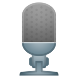 Studio Microphone on Google Noto Color Emoji Android 10.0 March 2020 Feature Drop
