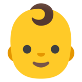 Baby on Google Noto Color Emoji Android 11.0