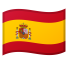 Flag: Spain on Google Noto Color Emoji Android 11.0