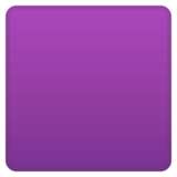 Purple Square on Google Noto Color Emoji Android 11.0
