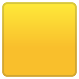 Yellow Square on Google Noto Color Emoji Android 11.0