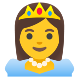 Princess on Google Noto Color Emoji Android 11.0
