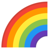 Rainbow on Google Noto Color Emoji Android 11.0
