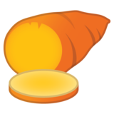 Roasted Sweet Potato on Google Noto Color Emoji Android 11.0