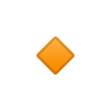 Small Orange Diamond on Google Noto Color Emoji Android 11.0