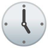 Five O’Clock on Google Noto Color Emoji Android 11.0 December 2020 Feature Drop