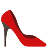 High-Heeled Shoe on Google Noto Color Emoji Android 11.0 December 2020 Feature Drop