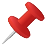 Pushpin on Google Noto Color Emoji Android 11.0 December 2020 Feature Drop