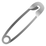Safety Pin on Google Noto Color Emoji Android 11.0 December 2020 Feature Drop