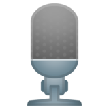 Studio Microphone on Google Noto Color Emoji Android 11.0 December 2020 Feature Drop
