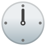 Twelve O’Clock on Google Noto Color Emoji Android 11.0 December 2020 Feature Drop
