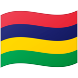Flag: Mauritius on Google Noto Color Emoji Android 12.0