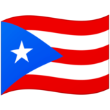 Flag: Puerto Rico on Google Noto Color Emoji Android 12.0