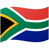 Flag: South Africa on Google Noto Color Emoji Android 12.0