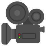Movie Camera on Google Noto Color Emoji Android 12.0
