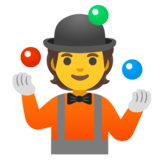 Person Juggling on Google Noto Color Emoji Android 12.0