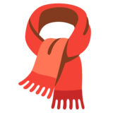 Scarf on Google Noto Color Emoji Android 12.0