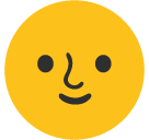 Full Moon Face on Google Noto Color Emoji Android 5.0