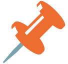Pushpin on Google Noto Color Emoji Android 5.0