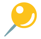 Round Pushpin on Google Noto Color Emoji Android 5.0