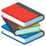 Books on Google Noto Color Emoji Android 12L