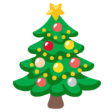 Christmas Tree on Google Noto Color Emoji Android 12L