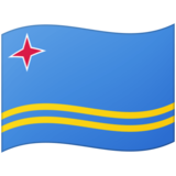 Flag: Aruba on Google Noto Color Emoji Android 12L
