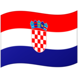 Flag: Croatia on Google Noto Color Emoji Android 12L