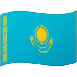 Flag: Kazakhstan on Google Noto Color Emoji Android 12L