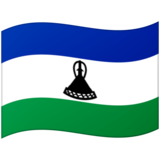 Flag: Lesotho on Google Noto Color Emoji Android 12L