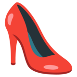 High-Heeled Shoe on Google Noto Color Emoji Android 12L