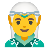 Man Elf on Google Noto Color Emoji Android 12L