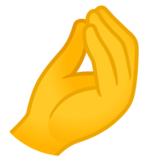 Pinched Fingers on Google Noto Color Emoji Android 12L