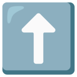 Up Arrow on Google Noto Color Emoji Android 12L