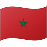 Flag: Morocco on Google Noto Color Emoji 15.0