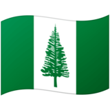 Flag: Norfolk Island on Google Noto Color Emoji 15.0