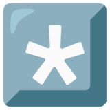 Keycap Asterisk on Google Noto Color Emoji 15.0