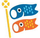 Carp Streamer on Google Noto Color Emoji Android 6.0.1