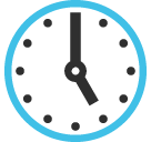 Five O’Clock on Google Noto Color Emoji Android 6.0.1