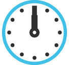 Twelve O’Clock on Google Noto Color Emoji Android 6.0.1