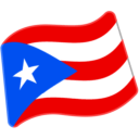 Flag: Puerto Rico on Google Noto Color Emoji Android 6.0.1