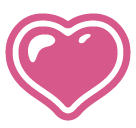 Growing Heart on Google Noto Color Emoji Android 6.0.1