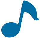 Musical Note on Google Noto Color Emoji Android 6.0.1
